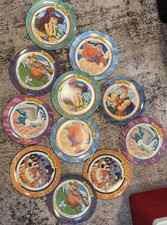 Vintage 1997 McDonalds Disney Hercules Plates Melamine Complete Set (5 spares)  picture
