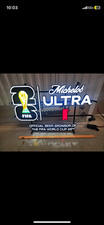 Michelob Ultra FIFA World Cup Official Beer Sponsor Lighted Sign picture