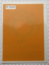 Vtg 1996 Oregon Country Fair OCF Vehicle Pass *Unused* Authentic Rare Collector picture