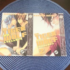 Mr Tiger Mr Wolf Volume 1 + 2 COMPLETE Ahiru Haruno BL June Yaoi Manga   picture