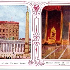 The Vatican Rome Italy Vintage Postcard picture