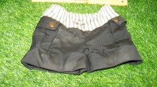 CABBAGE PATCH SOFT SCULPTURE XAVIER ROBERTS DESIGNER BLACK SHORTS CARGO POCKETS picture