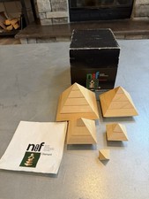 Vintage Kurt Naef Spielzeug Diamant Wooden Puzzle  +Box  +Manual Complete Set picture