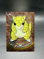2000 Topps Chrome Holo Pokémon TV Animation Edition Hologram #27 Sandshrew ~NM~ picture