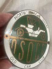 Vintage Antique Car Club Badge North Shore Old Car Club enamel on copper picture