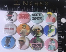Tyler The Creator 12 Pin Lot Igor Pins Button 1 Inch 25mm Album Of The Year Vote picture
