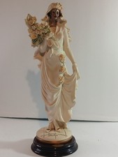 Rare Guiseppe Armani African American Bride Figuarine O500C Florence Italy Matte picture