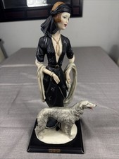 VTG 1987 Art Deco-style figurine by Italian sculptor A Belcari Made Italy 16’’ picture