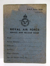 WW2 Royal Air Force RAF Police Service and Release Book Cpl A Nield 1037668 picture