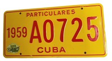 Cuba Decorative License Plate picture
