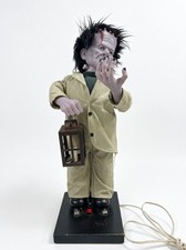 Vintage 1987 Telco Frankenstein Motionette Animatronic Halloween Lantern Figure picture
