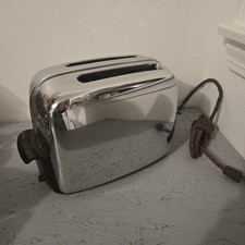 Vintage Toastmaster 1B14 Chrome 2 Slice Pop Up Toaster Tested Working MCM picture
