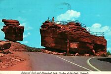 BALANCED ROCK & STEAMBOAT ROCK GAREDEN OF THE GODS COLORADO CONTINENTAL SIZE picture