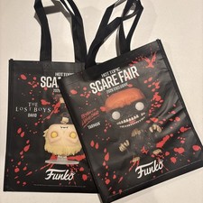 2026 Hot Topic SCARE FAIR Tote Bags RETURN OF LIVING DEAD & THE LIST BOYS Lot picture