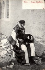 Shepherd Jerusalem Palestine vintage UDB postcard n574 picture