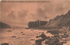 Postcard CA: Fort Point and Golden Gate, San Francisco, DB 1910's picture