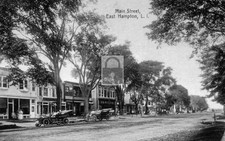 Main Street View East Hampton LI New York NY - Reprint picture
