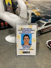 Dexter Morgan Miami Metro Photo ID - Tribute Keychain - Novelty Key Ring picture