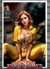 APRIL O'NEIL TMNT V2 | NICE  | SINGLE COVER PRINT | KURVES COMICS picture