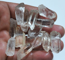 Fantastic Rare Crystal Quartz Rough 14 Pcs Lot Huge Size 25-30 MM Loose Gemstone picture