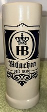 Beer 🍺  Mug-Stein from Hofbräuhaus Munich founded in 1589 Stoneware 8