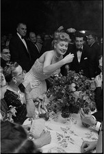 Photo:Lucille Ball 1950s Dinner Party Celebrity Crowd Signed Photo picture