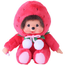 Kyugetsu Monchhichi Fukuoka Amaou Strawberry S Plush Doll Japan Exclusive picture