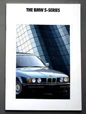 1991 BMW 5 SERIES REVISED 03/1991 SALES BROCHURE CATALOG ~ 44 PAGES picture