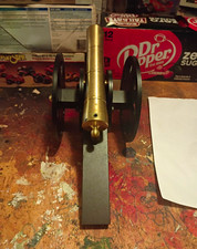 Black Powder Cannon 50 Cal  9 Inch Barrel Solid Steel Wheels And Frame  picture