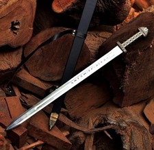 Viking Sword Inspired by Ragnar Lothbrok Kings Sword Replica with Scabbard picture