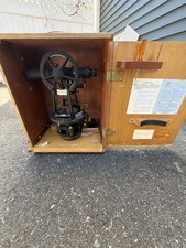 Vintage CL Berger & Sons Brass Surveyor Transit With Case Antique See pictures picture