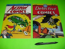 Action Comics #1 & Detective Comics #27 2024 Facsimile Batman Day Special NM 9.8 picture