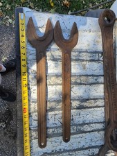 Pair Vintage Antique Roebling No 4 Alligator Wrench 22