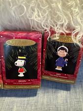 Hallmark Keepsake Peanuts A Charlie Brown Christmas Ornament Set of 4 picture