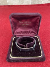 Post-WWII WW2 Sweetheart ID Bracelet Japan Topps Stainless Spring Bulova Case picture