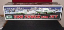 2010 Hess Toy Truck and Jet with Lights and Sound New in Original Box picture