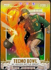 Bo Jackson Battle Arena TECMO MoD Scoreboard Fire Foil SB350 Reggie White picture
