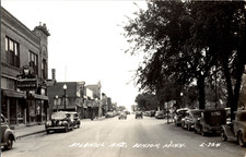 RPPC Atlantic Avenue Benson Minnesota MN Real Photo Postcard Downtown Street picture