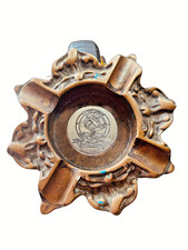 1949 Naval Gun Factory Bronze Ashtray – Washington Navy Yard 150th Anniversary picture