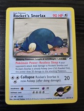Rocket's Snorlax 33/132 R Gym Heroes Pokemon Unlimited LP picture