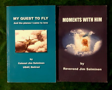 My Quest To Fly - US Fighter Pilot Memoirs - Jim Salminen - AUTOGRAPHED - VG+ picture