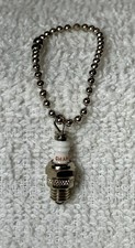 Vintage Champion Spark Plug Keychain Automotive Advertising Collectible picture