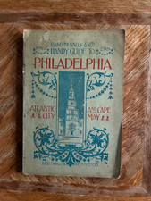 Antique Rand McNally Handy Guide to Philadelphia Atlantic City Cape May 25c picture