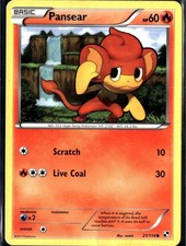 Pansear Black & White 1 Pokémon TCG 21/114 Common picture