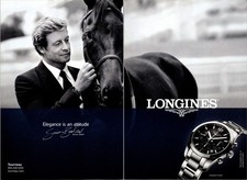 2013 • Longines Watch Simon Baker • 2 page  print ad • 2000s Fashion  EA.07 picture