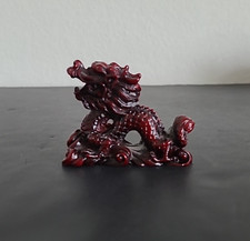 Vintage Chinese Red Dragon Figurine 2.2 inch picture