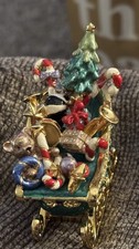 Nobility Christmas Sleigh 2 1/2” ADORABLE picture