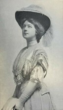1907 Vintage Magazine Illustration Actress Frances Ring picture