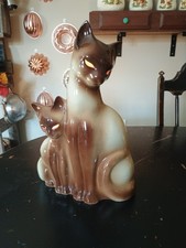 Vintage Kron Siamese Cat TV Lamp MCM 1950s Ceramic Works picture