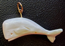 Vintage Handmade Whale Charm One-of-a-Kind Circa 1970s picture